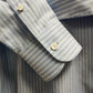 [Sample] Blue/White Stripes Long Sleeves Shirt - SS087 - Yeossal & Co