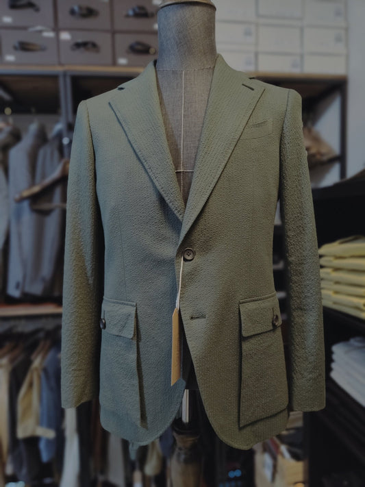 [Sample] Lanificio Subalpino (Seersucker) Jacket - SJ029 - Yeossal & Co
