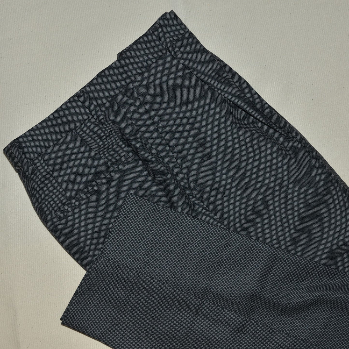 [Sample] Lanitex Birdseye Wool Trousers - ST062 - Yeossal & Co