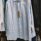 [Sample] Multi - Stripes Long Sleeves Shirt - SS077 - Yeossal & Co