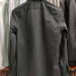 [Sample] Thomas Mason Black Seersucker Long Sleeves Shirt - SS088 - Yeossal & Co