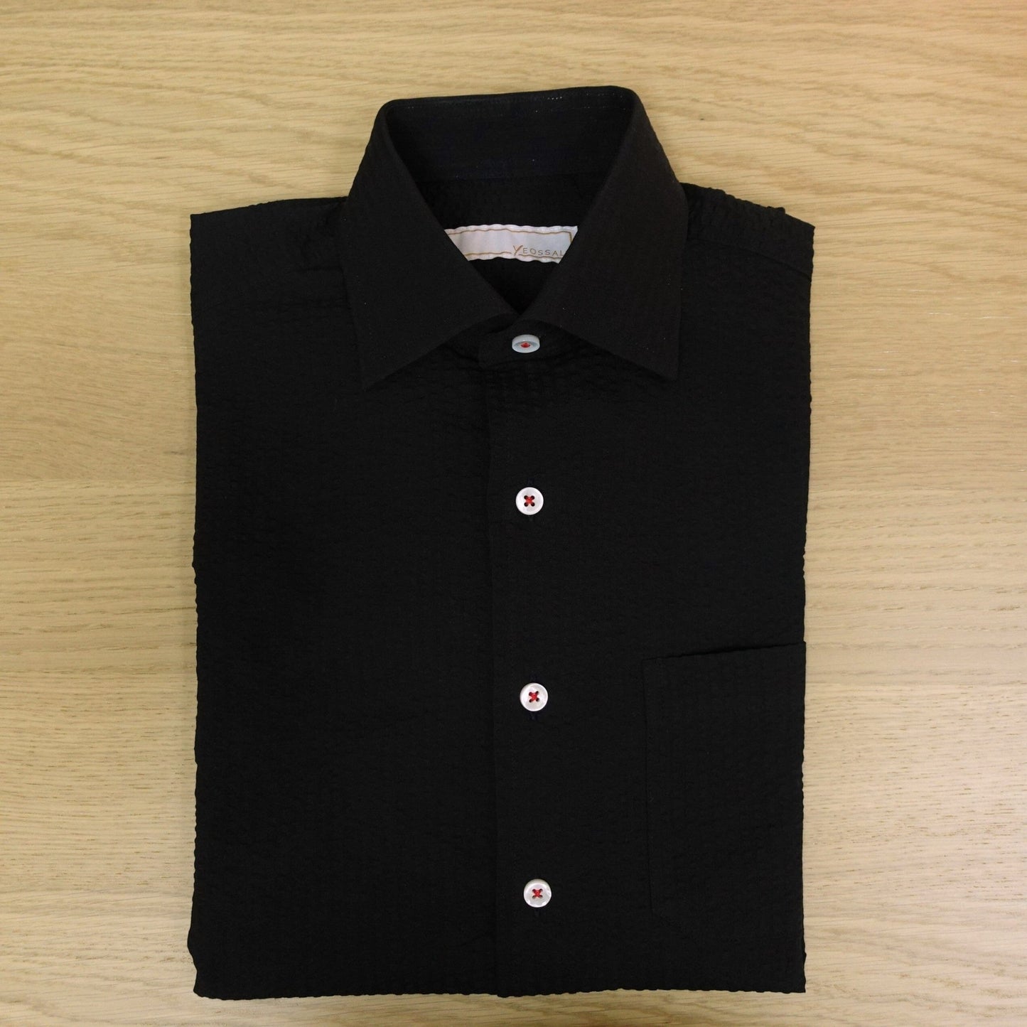 [Sample] Thomas Mason Seersucker Shirt - SS035 - Yeossal & Co