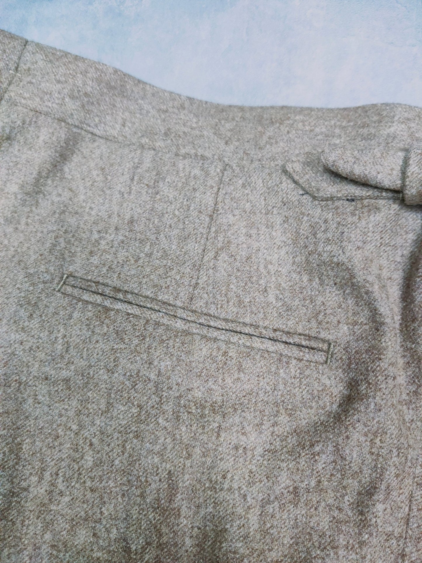 [Sample] VBC Flannel S110 Biscuit Trousers - ST132 - Yeossal & Co