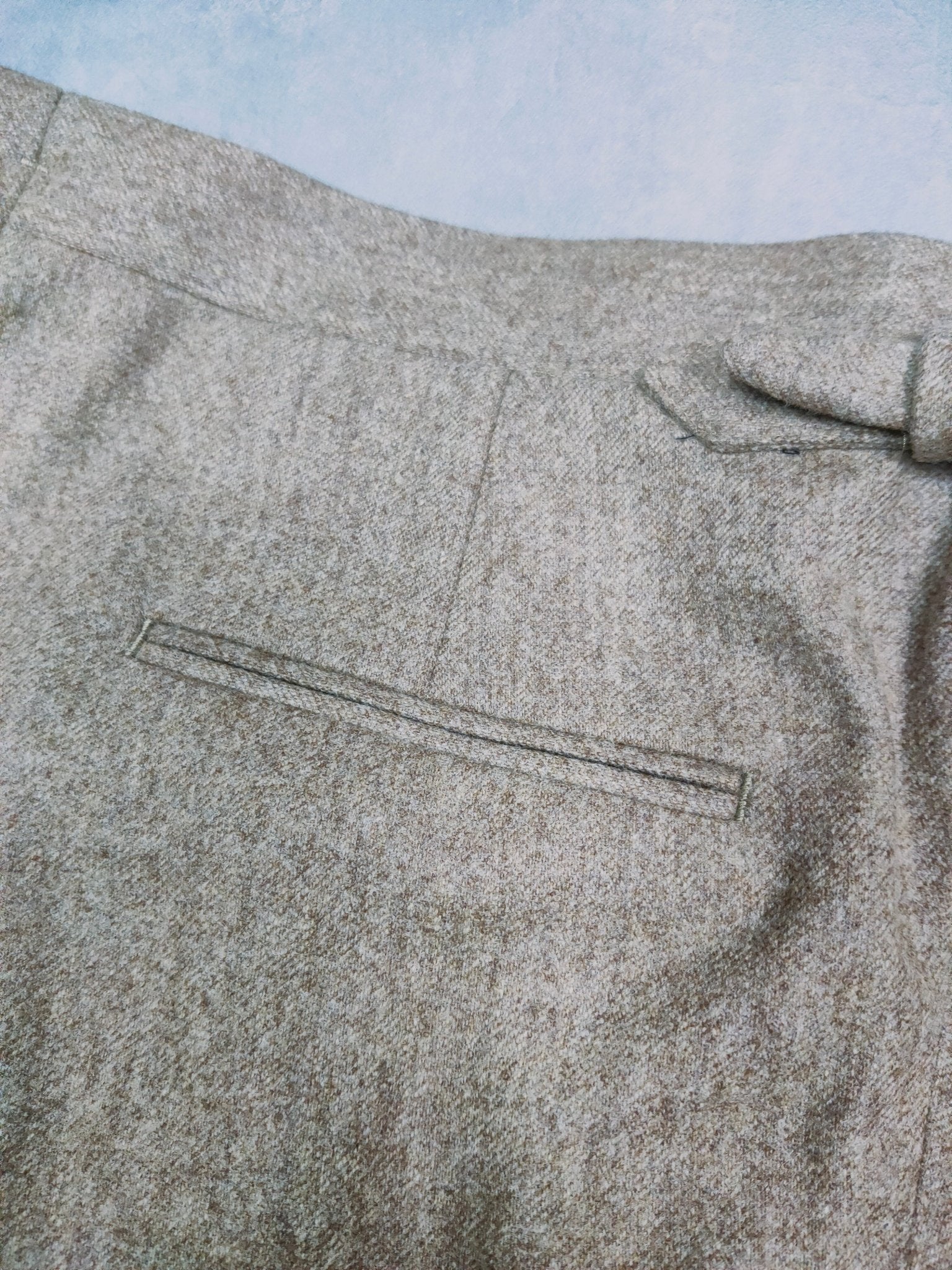 [Sample] VBC Flannel S110 Biscuit Trousers - ST132 - Yeossal & Co