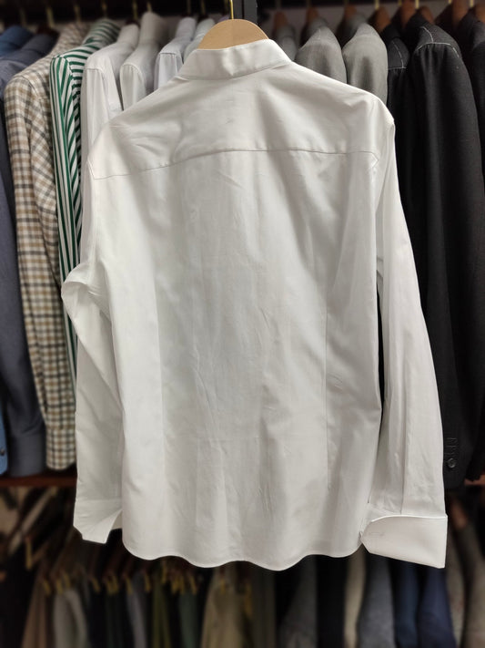 [Sample] White Long Sleeves Shirt - SS057 - Yeossal & Co
