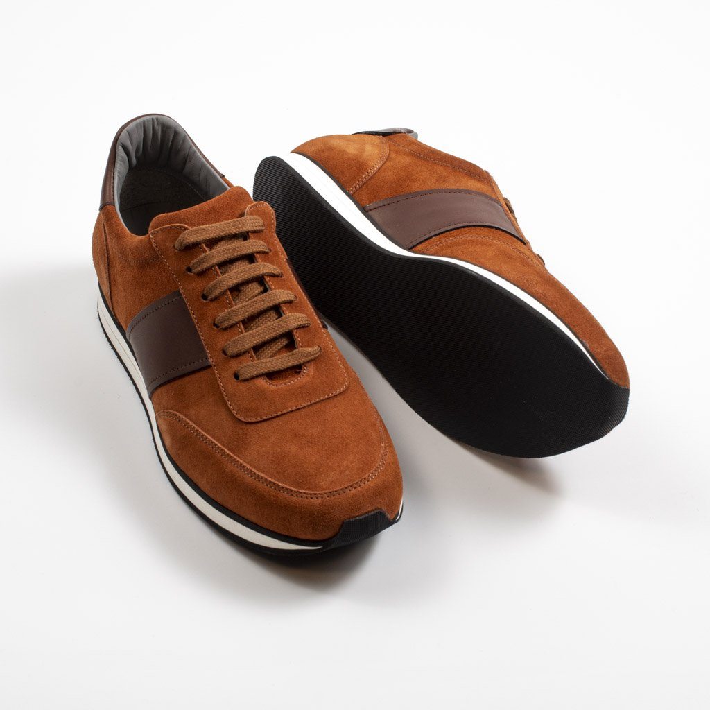 Sneakers with Side Panel - Yeossal & Co