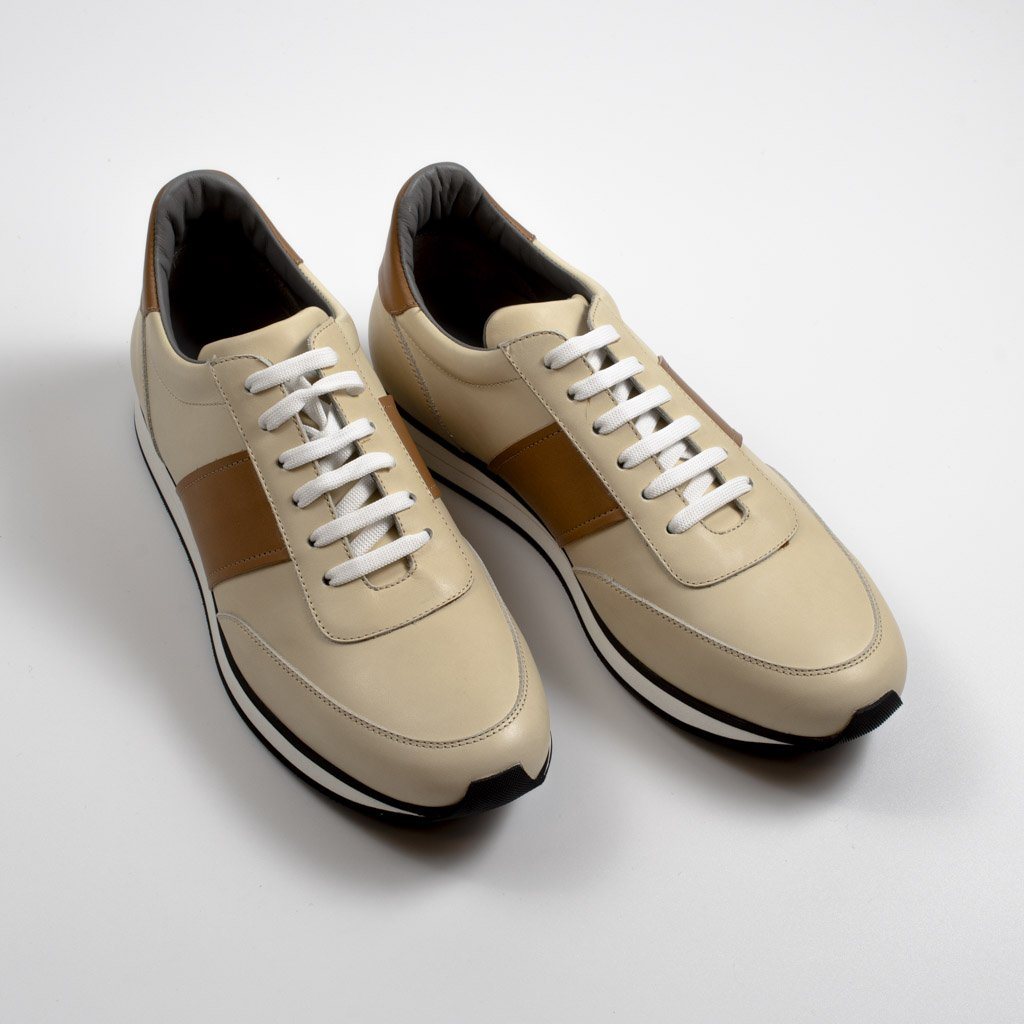 Sneakers with Side Panel - Yeossal & Co