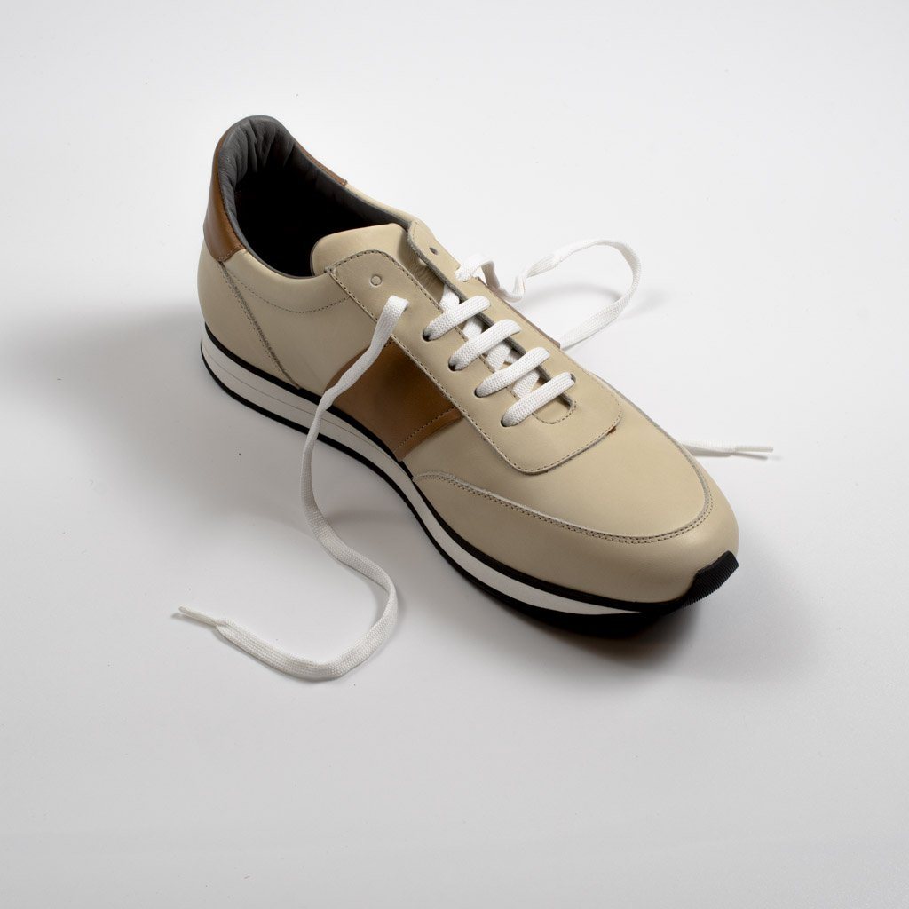 Sneakers with Side Panel - Yeossal & Co