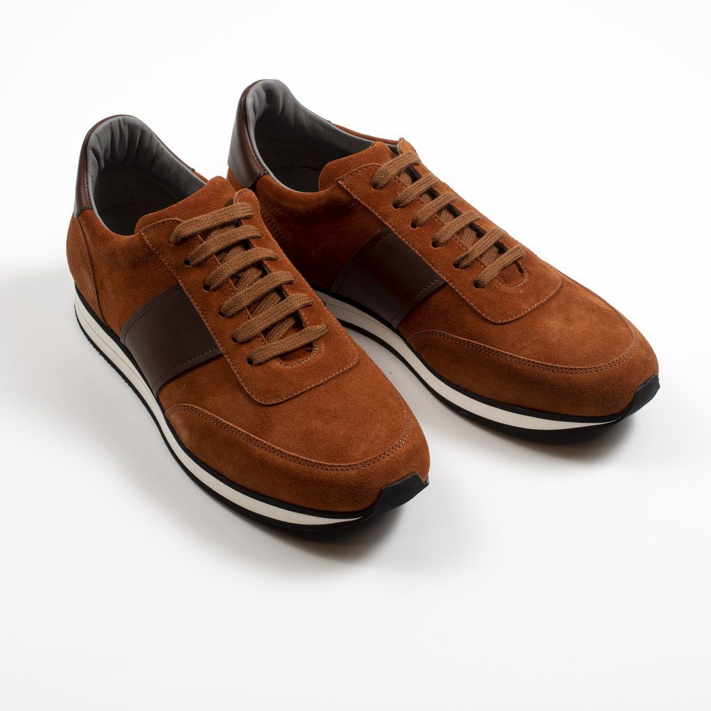 Sneakers with Side Panel - Yeossal & Co