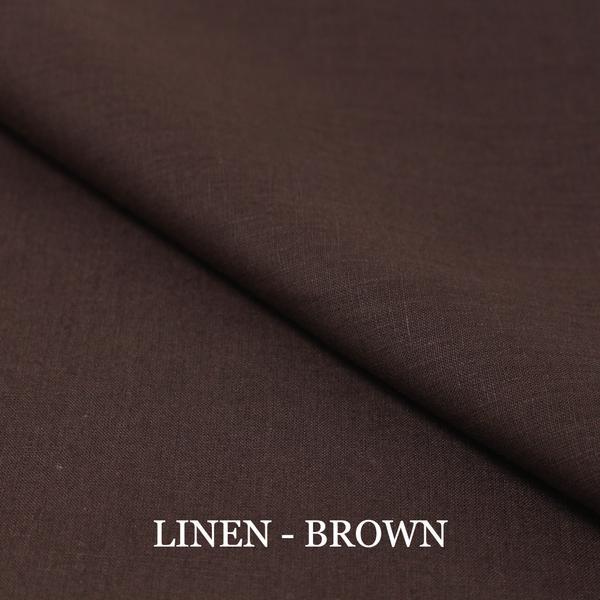 Spence Bryson Linen Brown Custom Trousers - Yeossal & Co