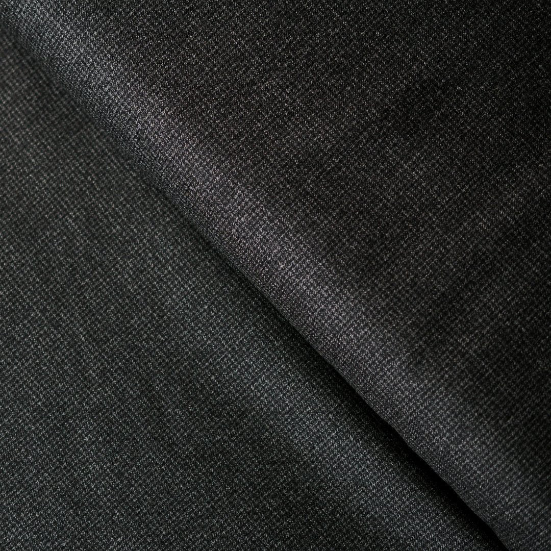 Standeven 120s Houndstooth Wool Dark Grey Custom Trousers - Yeossal & Co