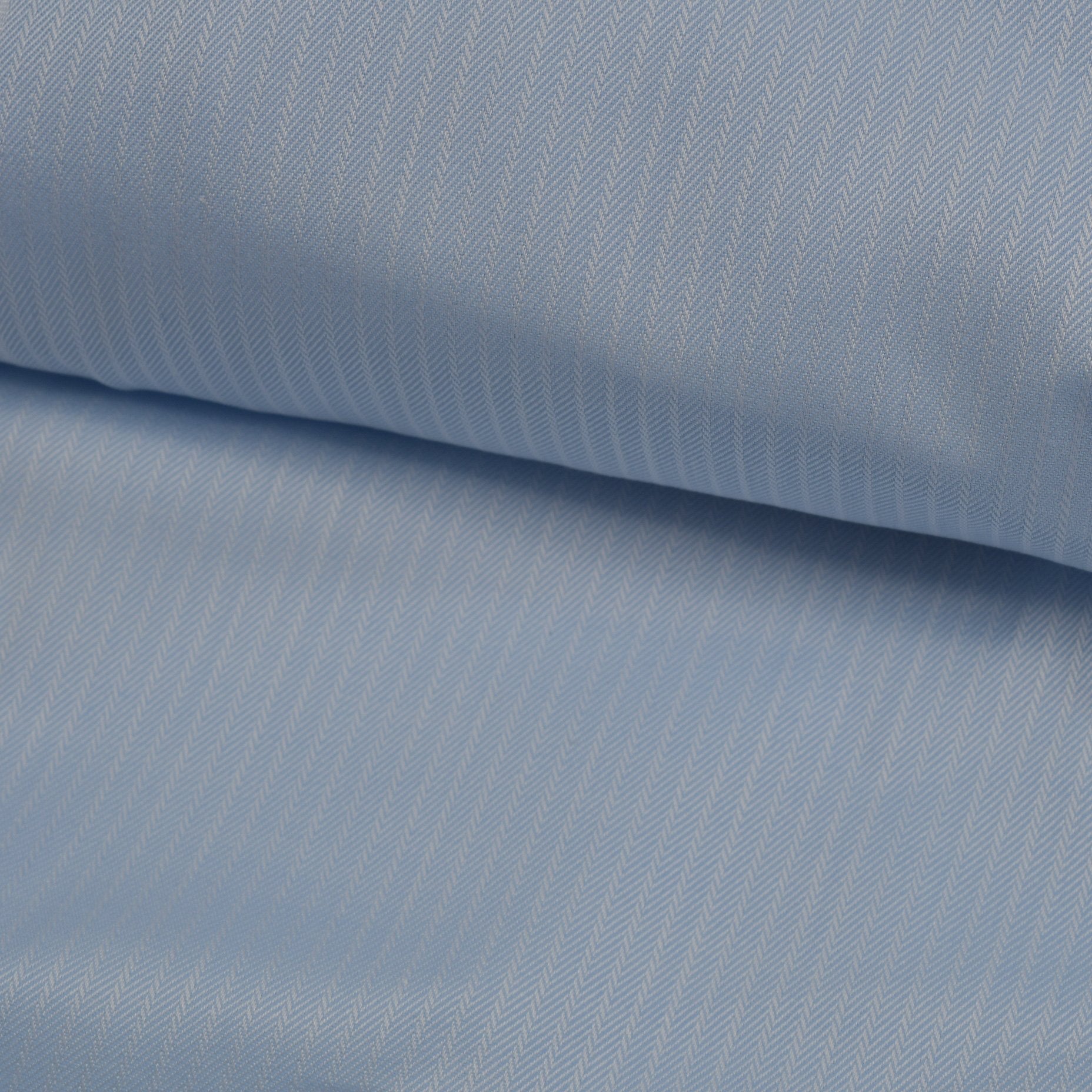 Supercav Blue Thin White Stripes Cotton Shirt - Yeossal & Co
