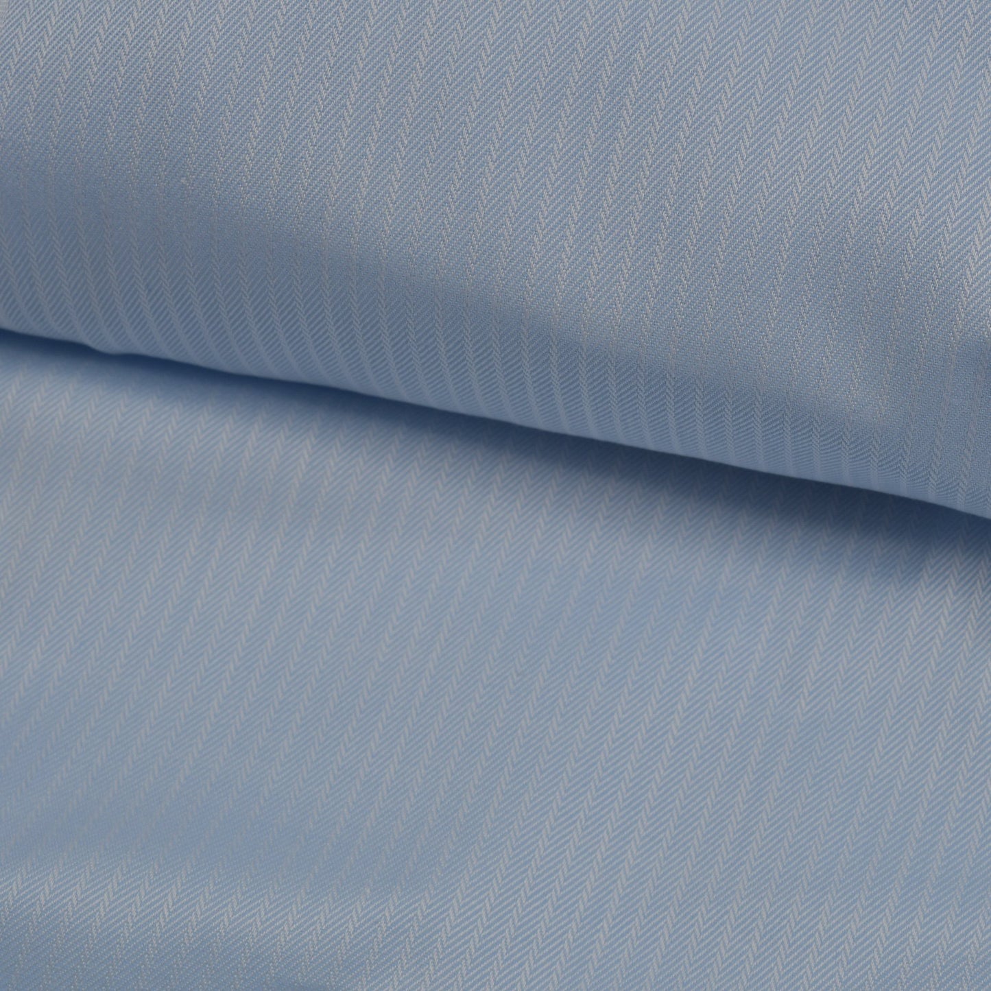 Supercav Blue Thin White Stripes Cotton Shirt