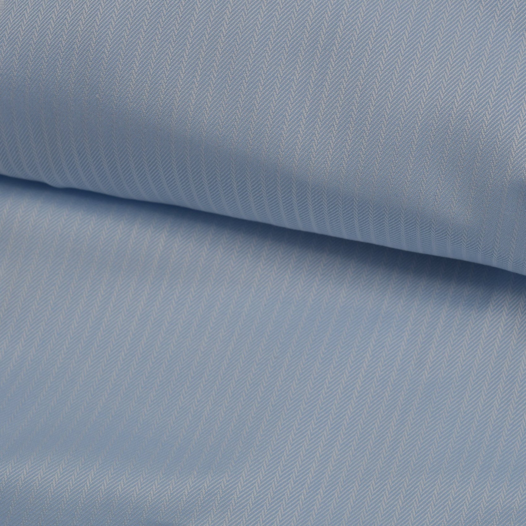 Supercav Blue Thin White Stripes Cotton Shirt