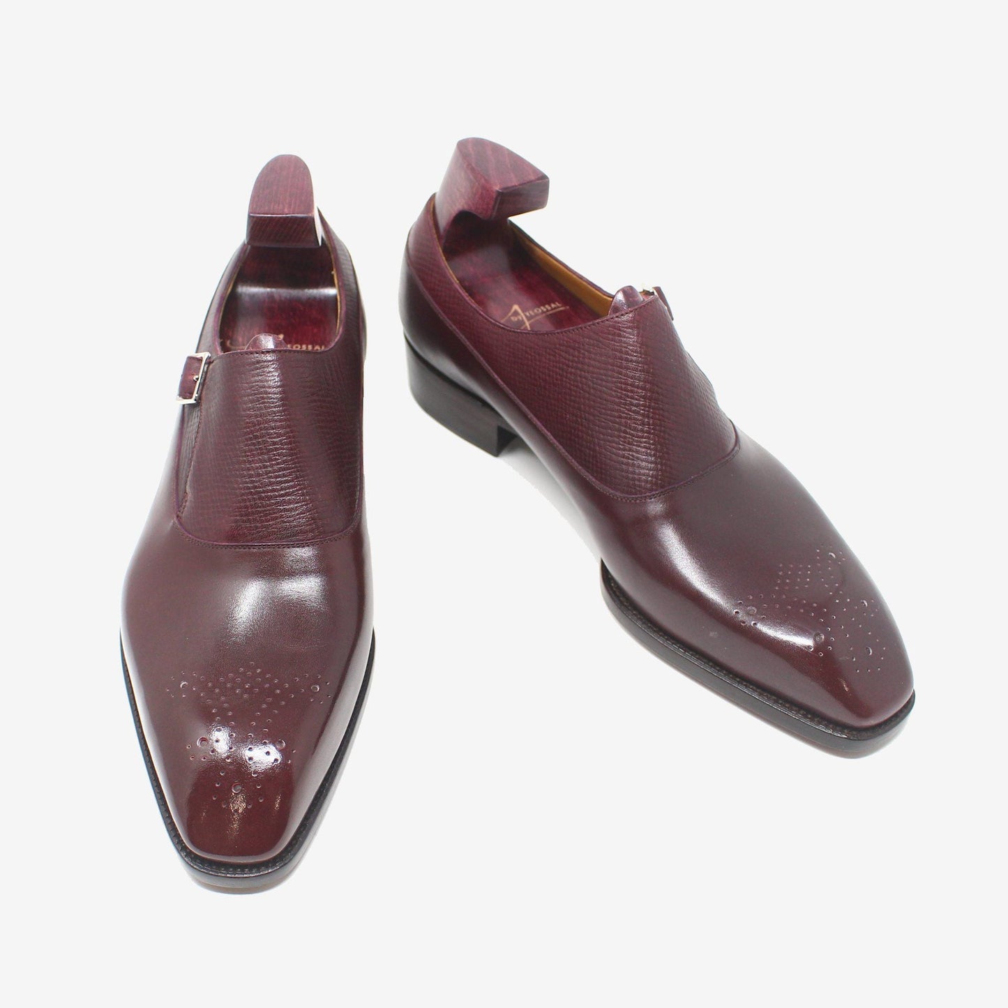 Surrey Single Monk Strap Shoes - Yeossal & Co