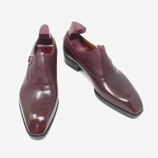 Surrey Single Monk Strap Shoes - Yeossal & Co