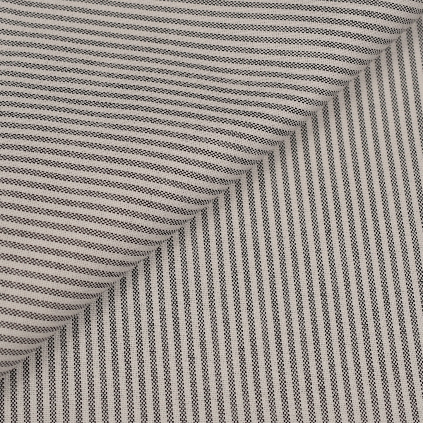 Thomas Mason Grey Stripes American Oxford Cotton Shirt MSC1743 - Yeossal & Co