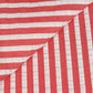Thomas Mason Red/White Stripes Seersucker - Yeossal & Co